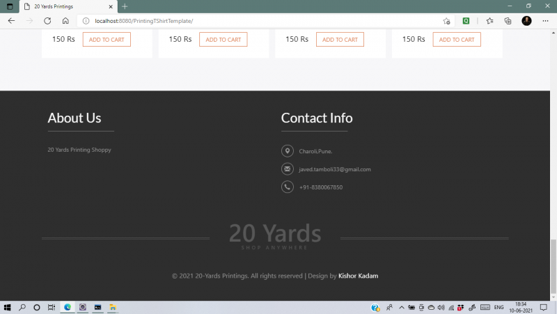 shopping html css template